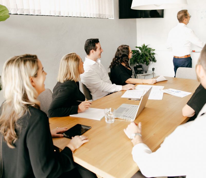 Group Of Professionals Having A Business Meeting